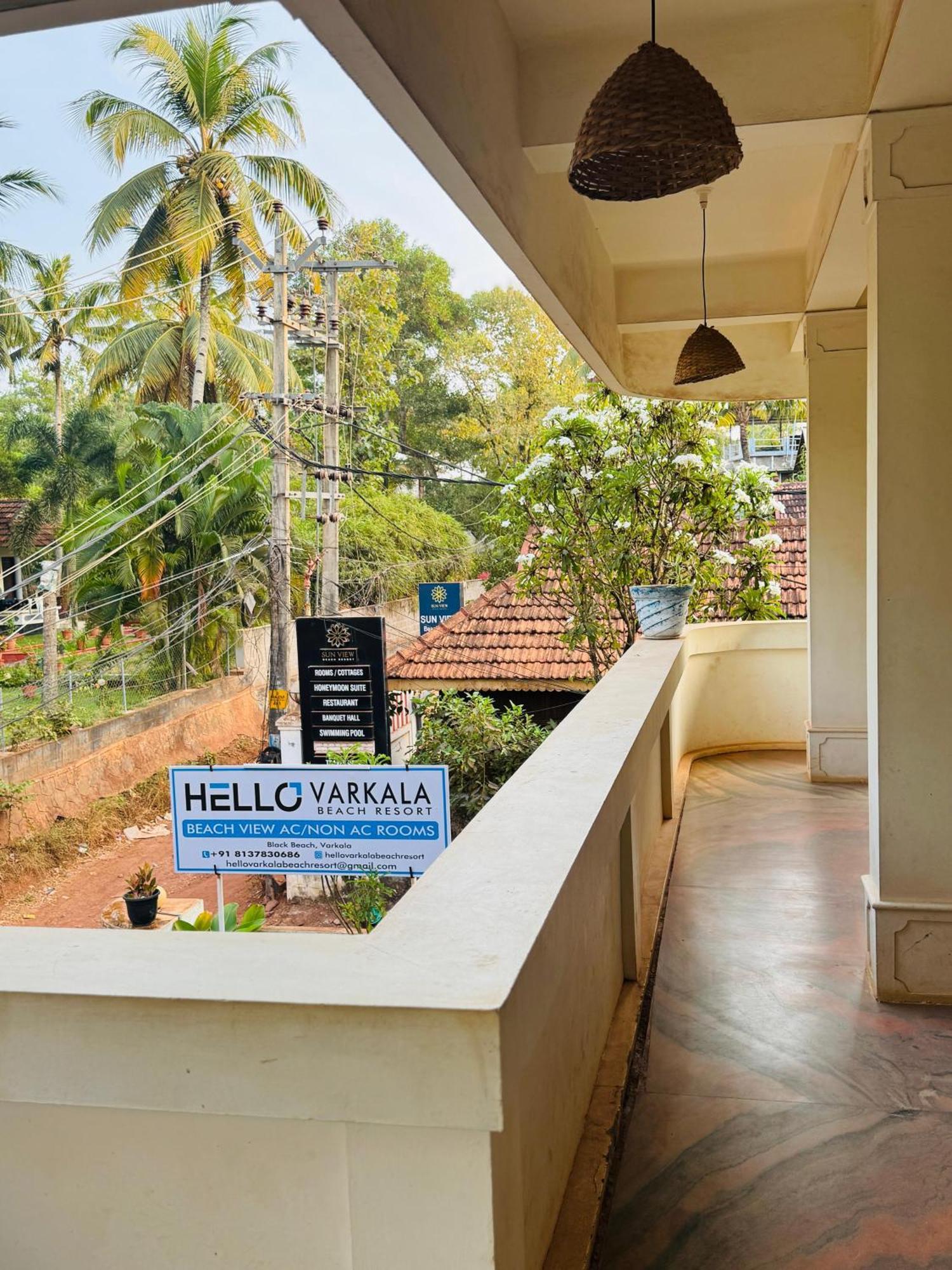 Beach View Balcony Resort By Hello Varkala Exteriér fotografie