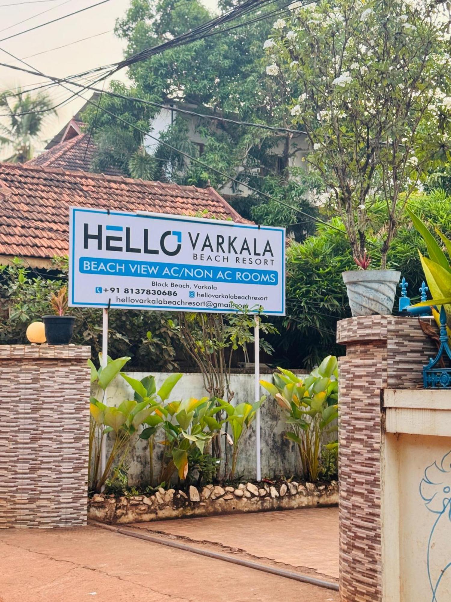 Beach View Balcony Resort By Hello Varkala Exteriér fotografie