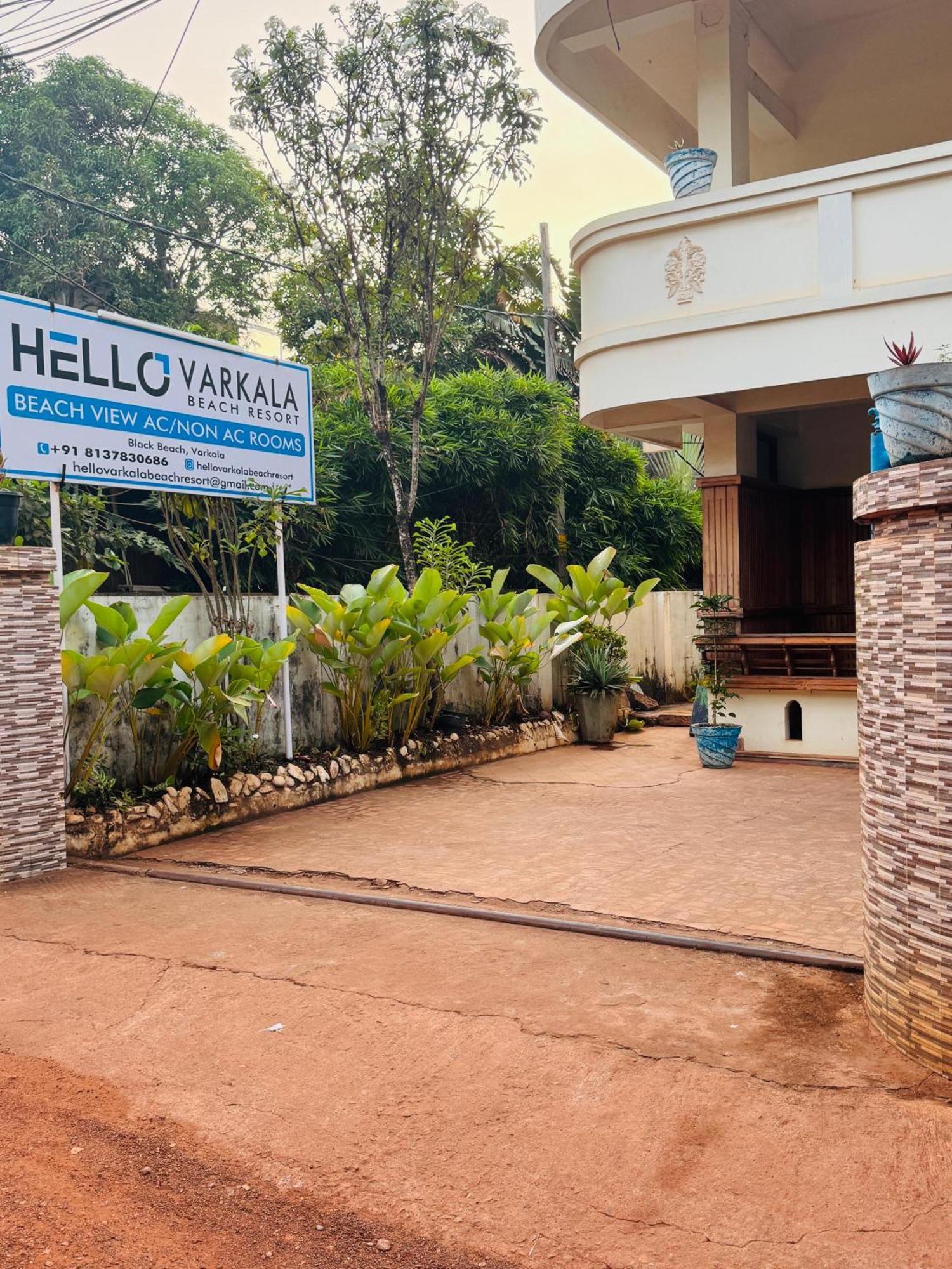 Beach View Balcony Resort By Hello Varkala Exteriér fotografie