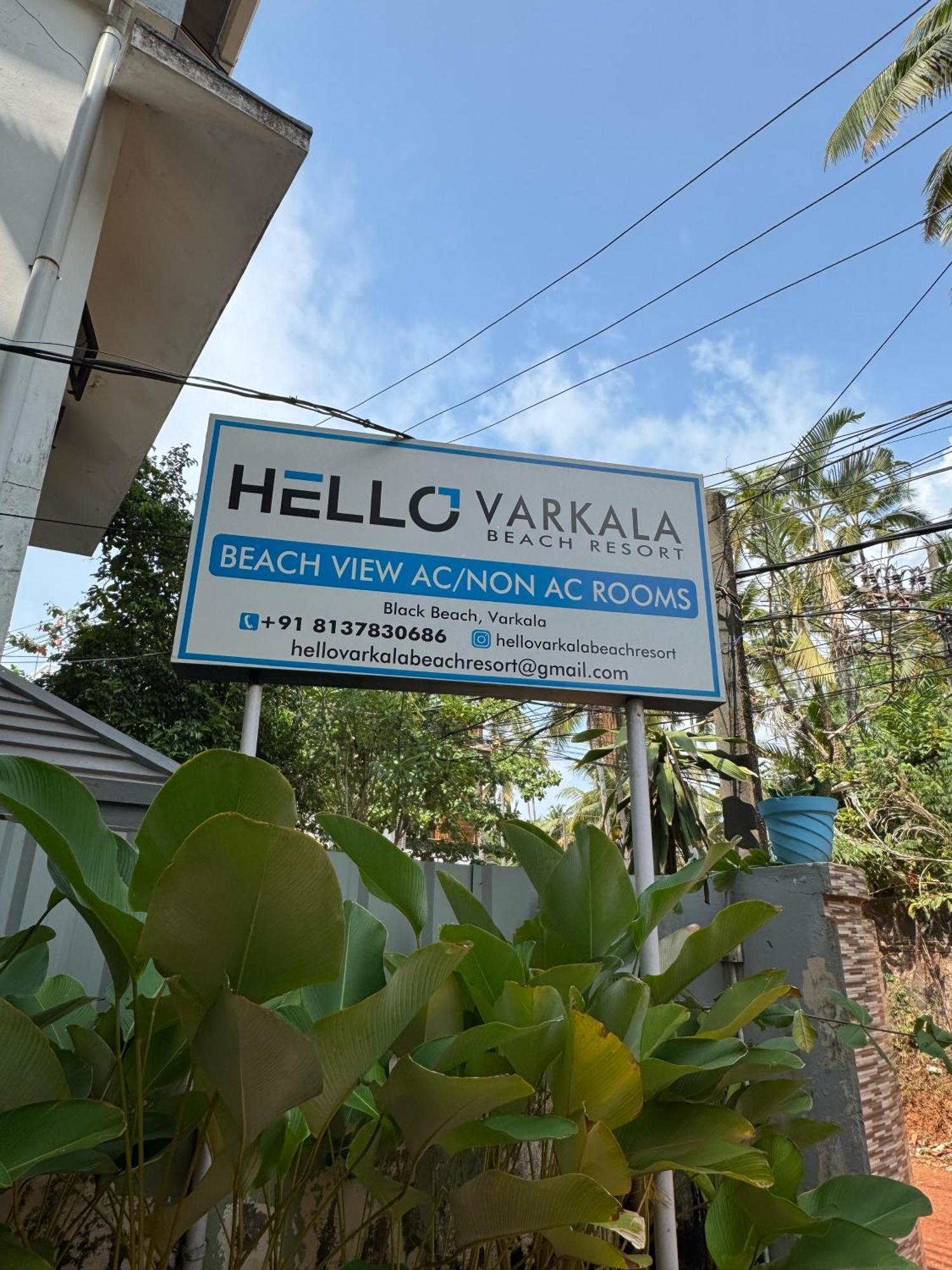 Beach View Balcony Resort By Hello Varkala Exteriér fotografie