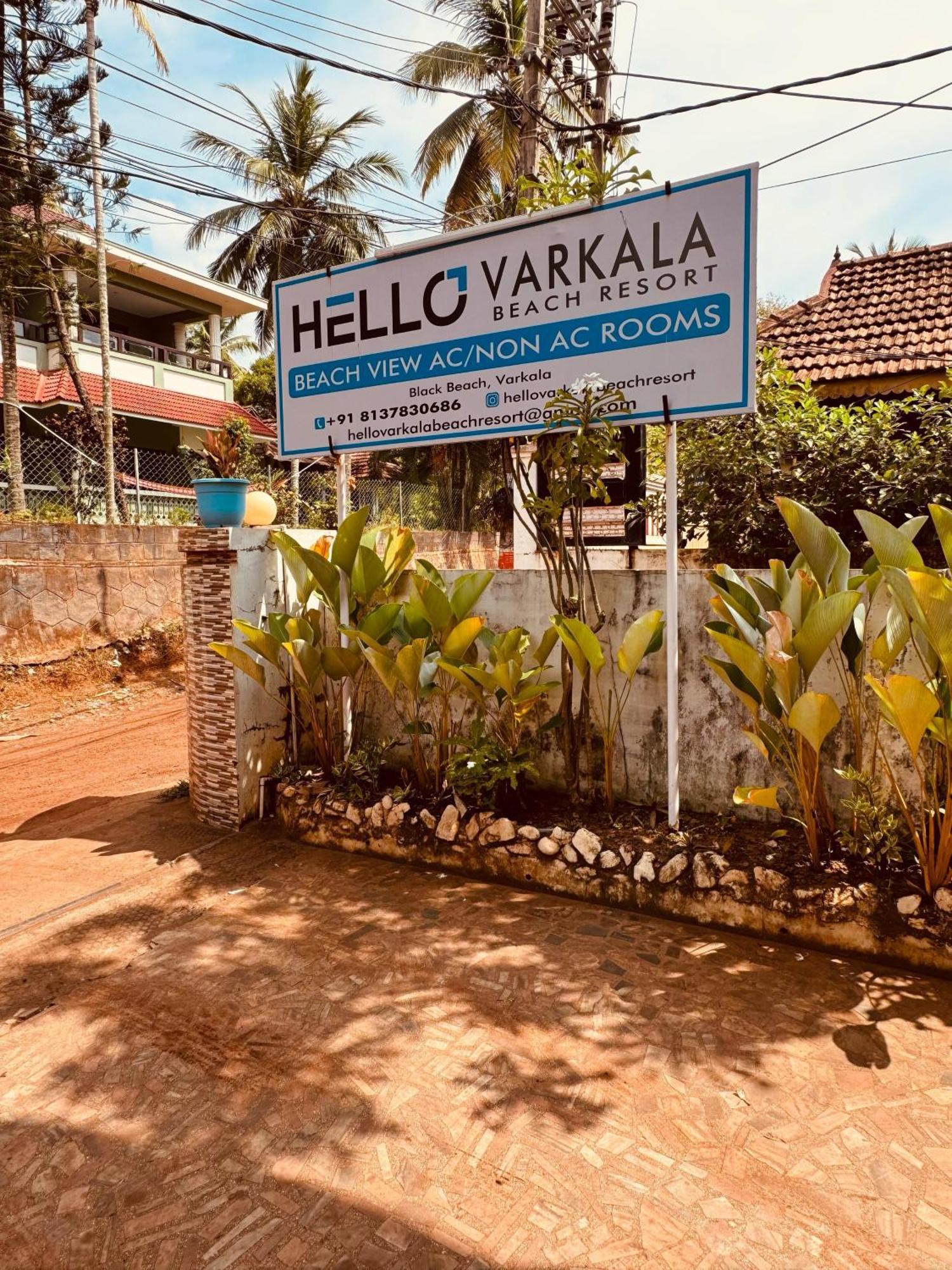 Beach View Balcony Resort By Hello Varkala Exteriér fotografie